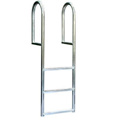 Straight Ladders, Aluminum, Marine