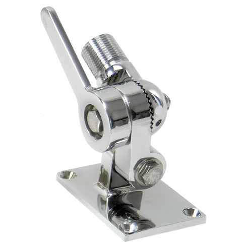 Chrome Plated Brass Stainless Steel, Ratchet Antenna Mount