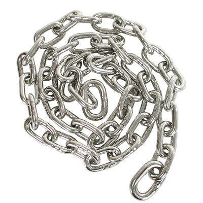 Stainless Steel Anchor Chain, 1/4", 3/16", 3/8"<br>or 5/16"