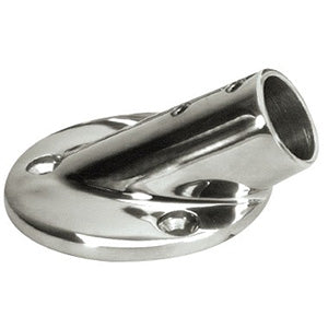 Handrail Rail Round Base - Stainless Steel-30 Deg. - 6077