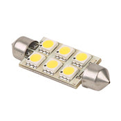 Imtra Marine Lighting, LED Replacement Bulbs, Fit Cone-End SV8.5 Festoon Socket, 10-30 volt DC