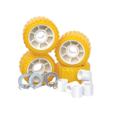 Tie Down Engineering, Wobble Roller Kit, 3" W x 5" Diameter 4 Per Pack