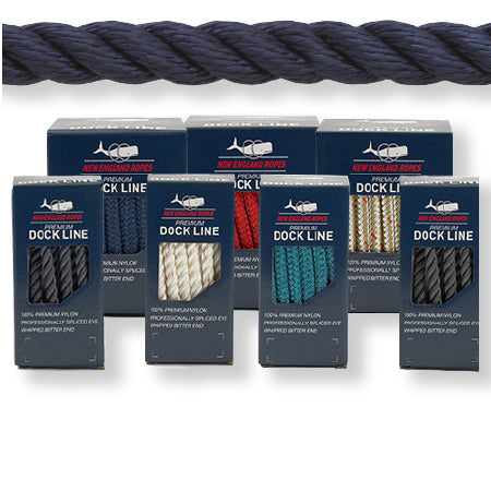 3-Strand Nylon Dock Line with 12" Eye Splice