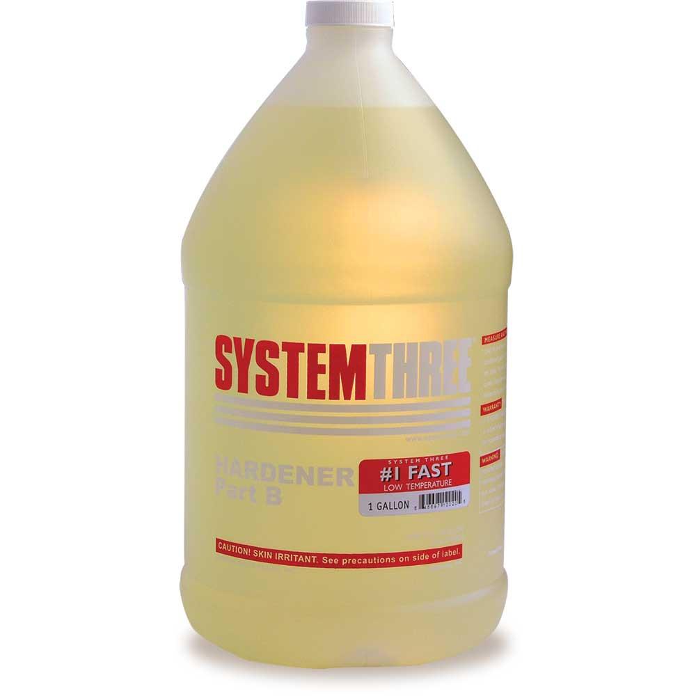 System Three Resins, Hardeners, #1 Fast, #2 Medium, and #3 Slow