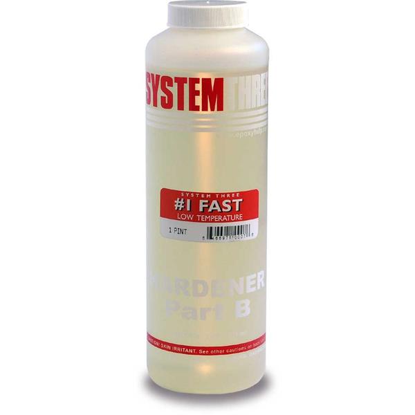 System Three Resins, Hardeners, #1 Fast, #2 Medium, and #3 Slow