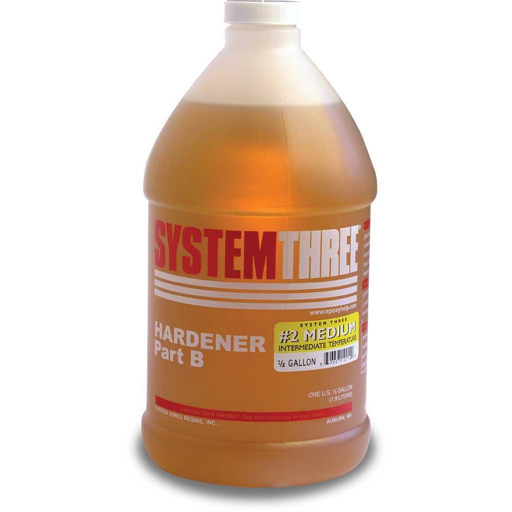 System Three Resins, Hardeners, #1 Fast, #2 Medium, and #3 Slow