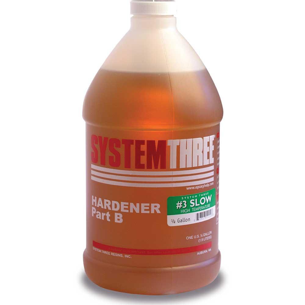 System Three Resins, Hardeners, #1 Fast, #2 Medium, and #3 Slow