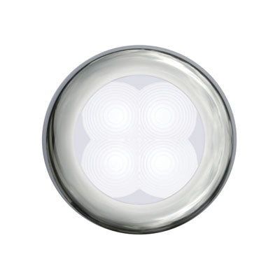 Hella Marine, White LED Round Courtesy Lamps, 12/24 Volts