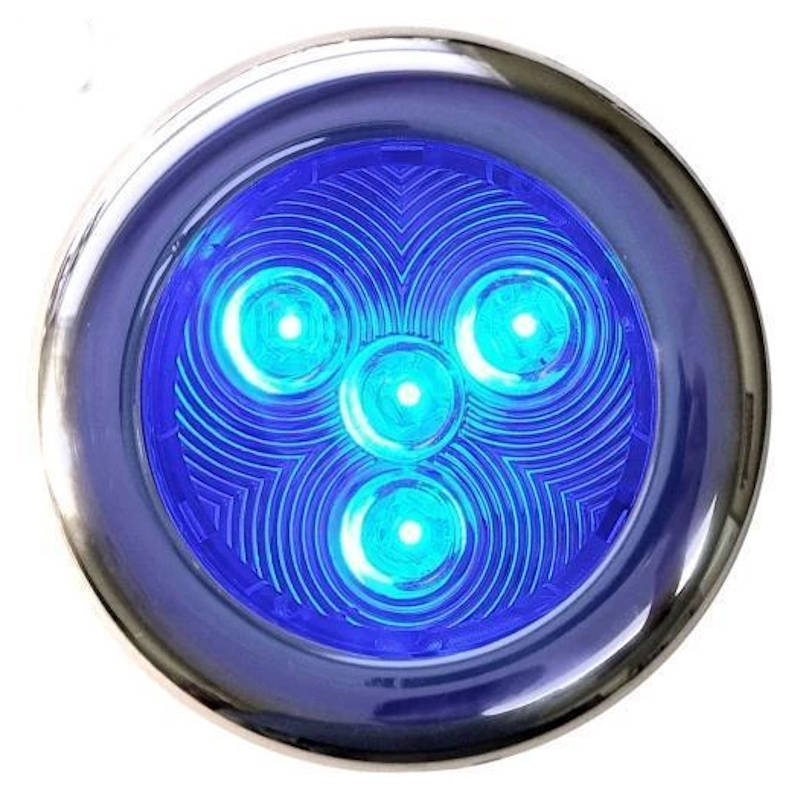 T-H Marine, LED Puck Light Stainless Steel, 12v