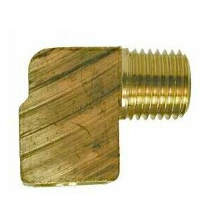 Brass Barstock 90 Deg. Street Elbow