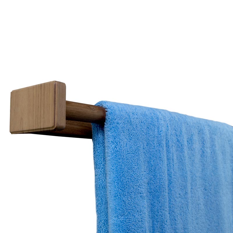 Teak Towel Rack