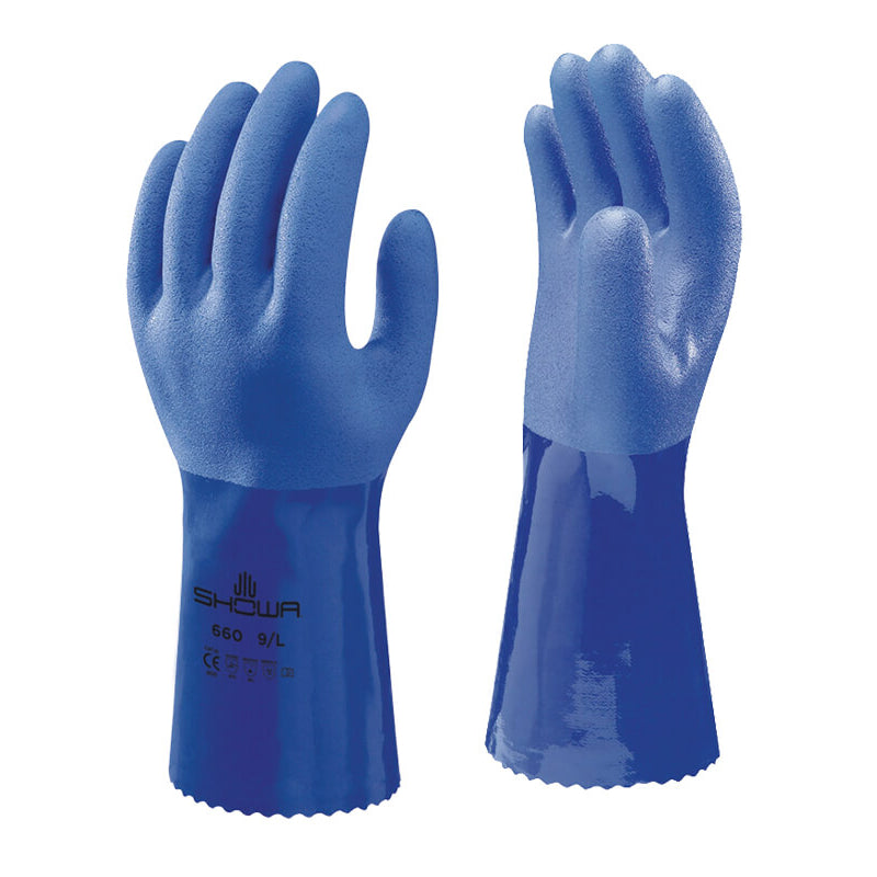 Showa Atlas 660 Gloves, PVC Coated