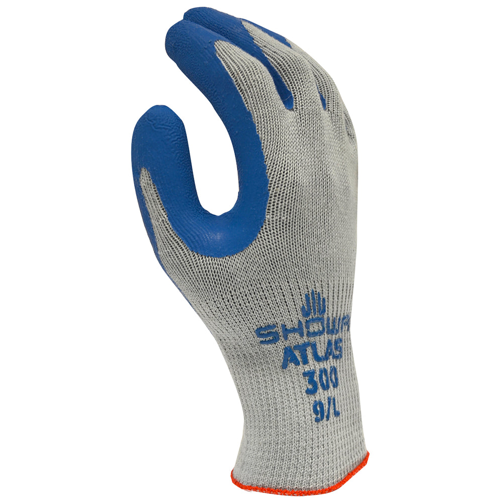 Showa Atlas 300 Gloves, Rubber Latex Coated