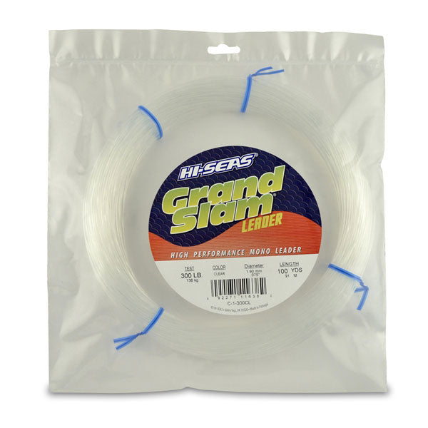 Monofilament Leader, Hi-Seas Grand Slam - 300 # Test, 100 yds
