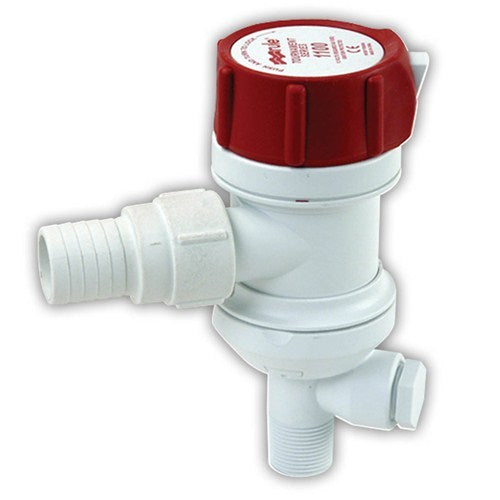 12 volt 'FC' Tournament Series Livewell Cartridge Pump Seacock Inlet, Removeable Cartridge, 401FC