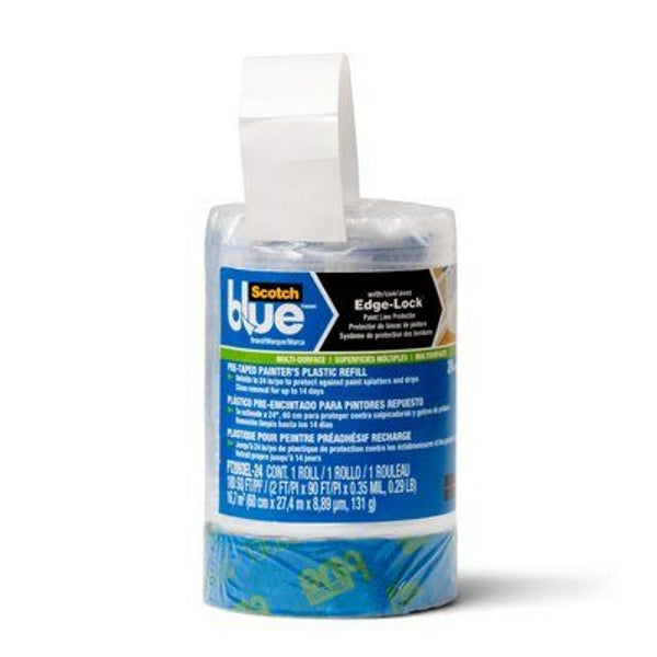 Painter's Plastic, 24", Pre-Taped ScotchBlue, 3M, 34065