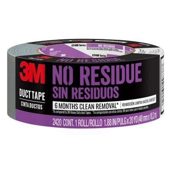 No Residue, Duct Tape, 2" 3M