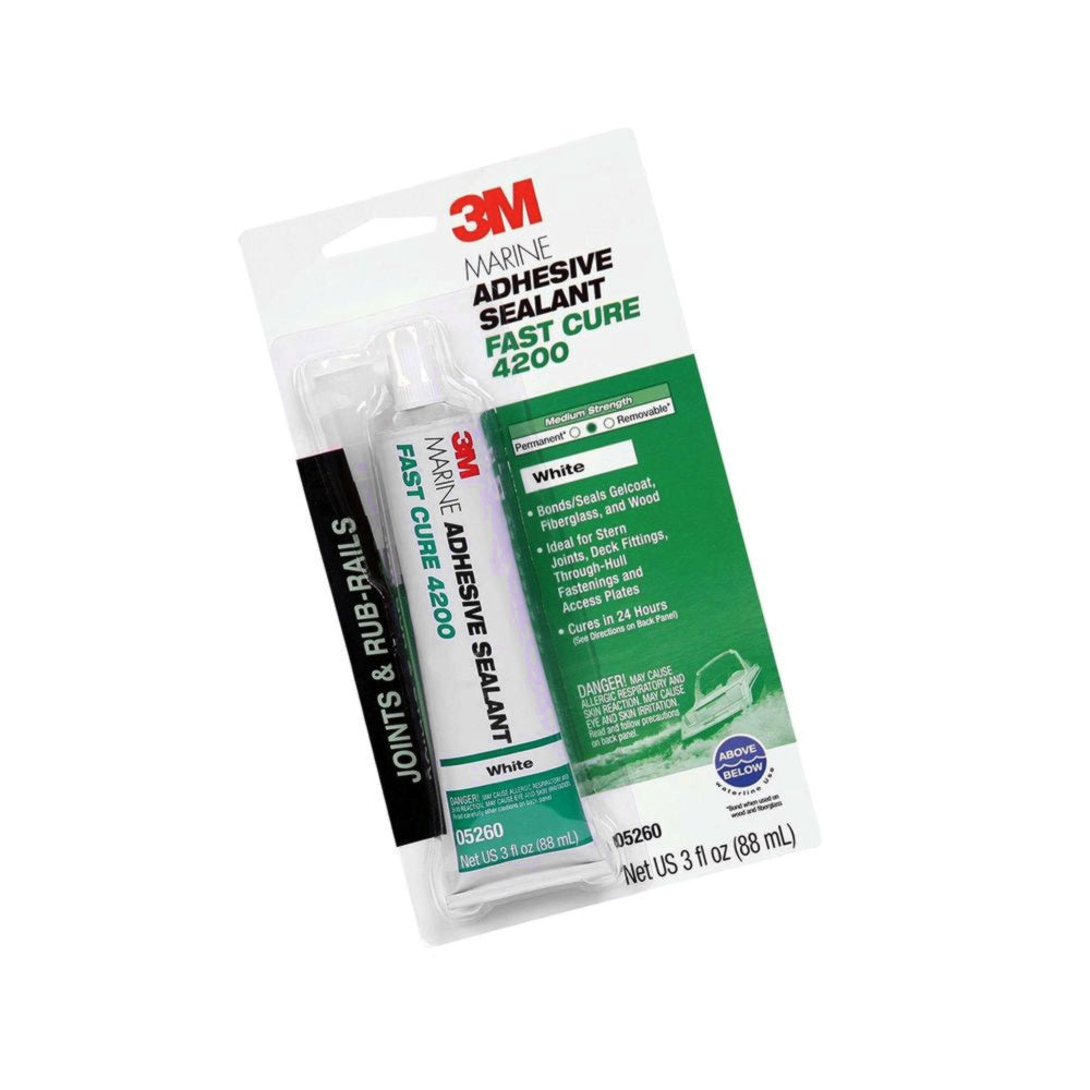 Marine Adhesive Fast Cure Sealant, 3 oz 3M, 4200FC