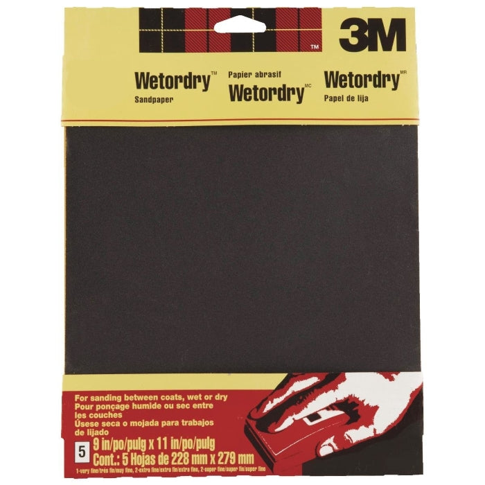 Wet or dry, Sandpapers, 9" x 11" 3M, 9084NA
