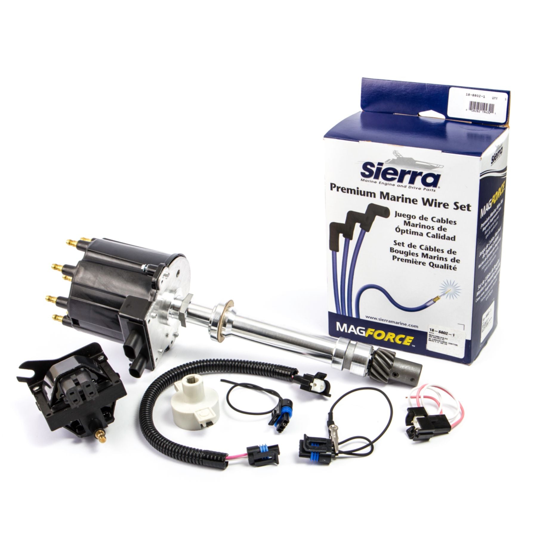 Sierra (Delco) GM V-8 EST Distributor Conversion Kit, 18-5514
