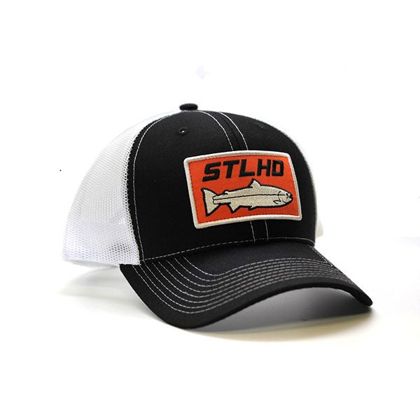 STLHD Black and White Standard Trucker Hat