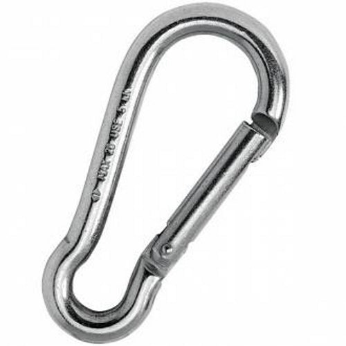 Classic Stainless Steel Carabiner, 4-3/4"