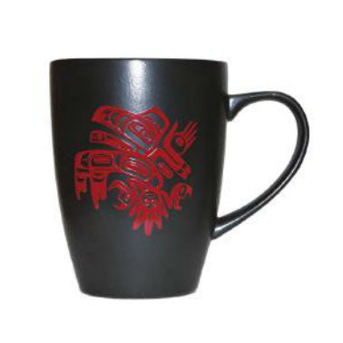 14 oz Running Raven Ceramic Mug