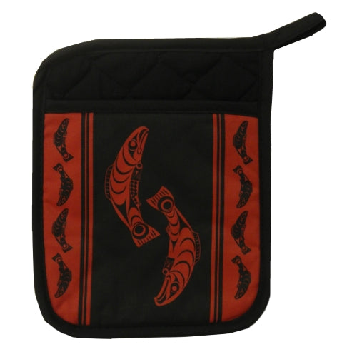 Native Northwest Potholder, Salmon