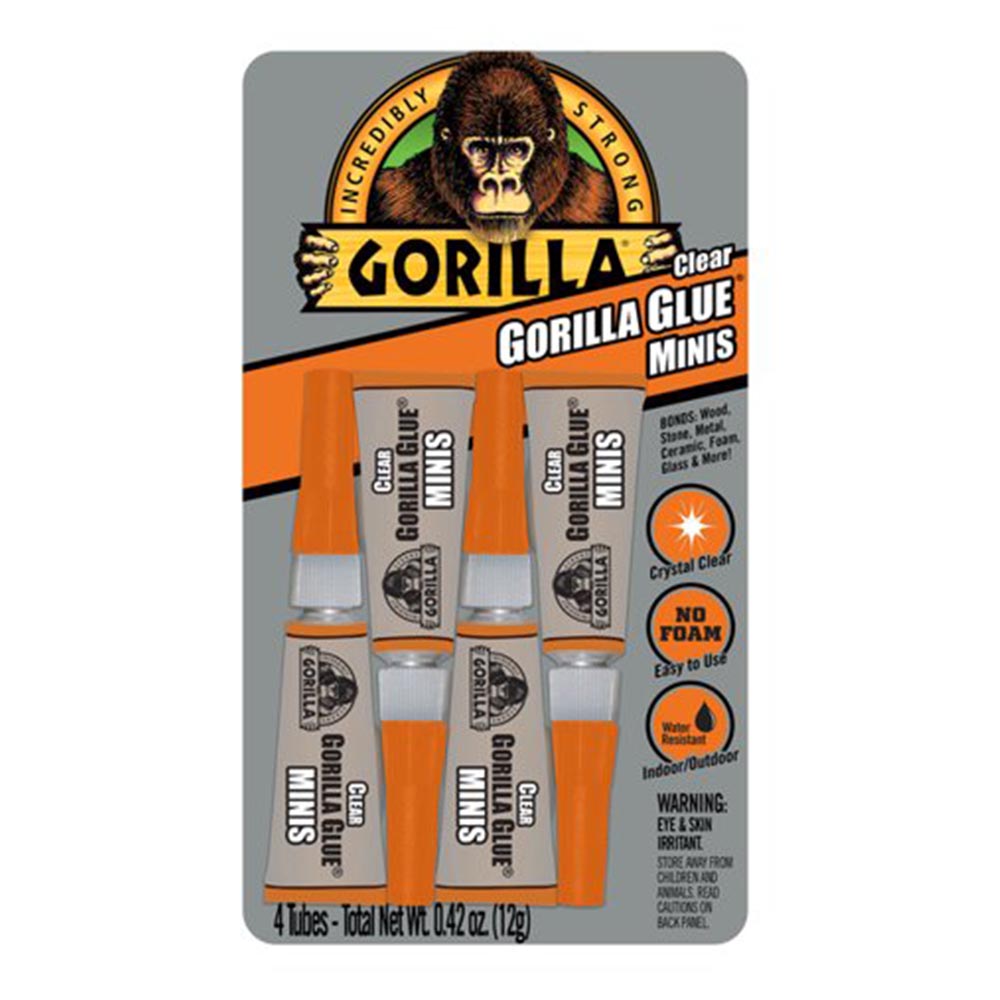 Gorilla Glue Mini Tube 4-pack,12g total