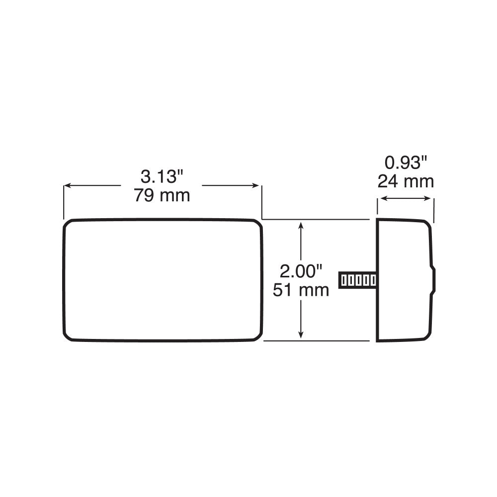 Peterson 170 Piranha LED Clearance/Side Marker w/ Reflex