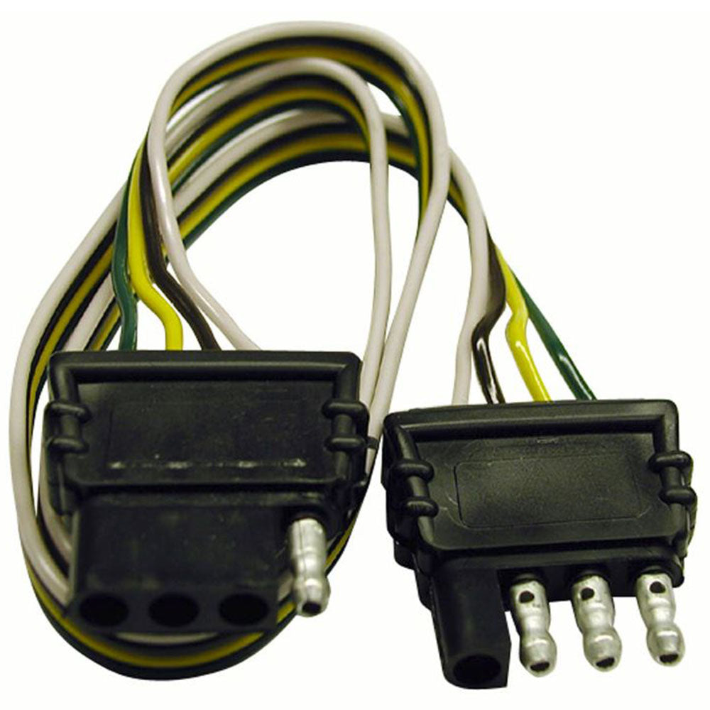 Peterson Manufacturing V5401 4-Way to 4-Way Flat Extension Harness - 30in
