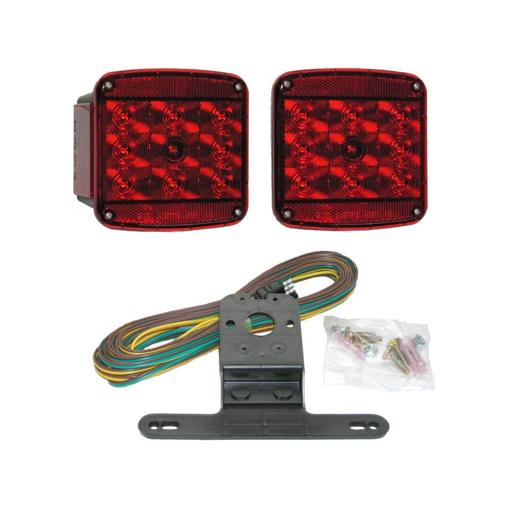 Peterson 941 LED Under 80" Wide Trailer Rear Light Kit