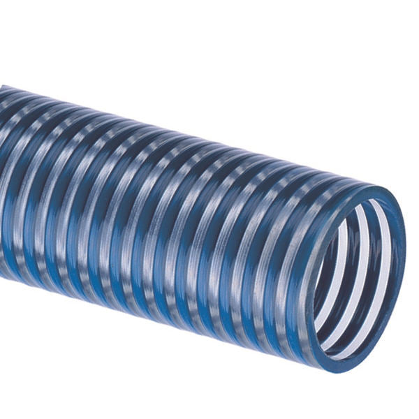 Kuriyama, Tigerflex Blue Water, BW-Series, Multi-Purpose Hose, Blue/Clear, Low Temperature PVC Suction Hose