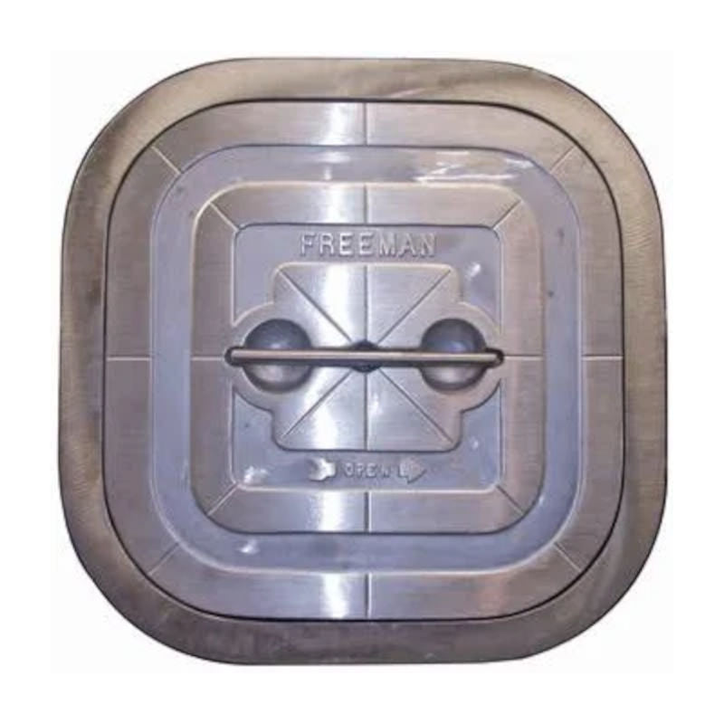 Freeman Marine Hatch, 24" x 24", Lift Out, Aluminum Lid/Steel Ring, Knife Edge Seal