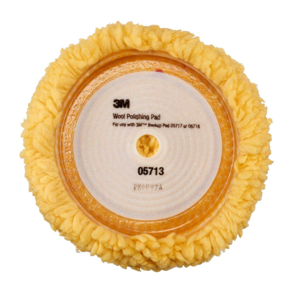 Wool Polishing Pad, 3M Hookit 9 Inch