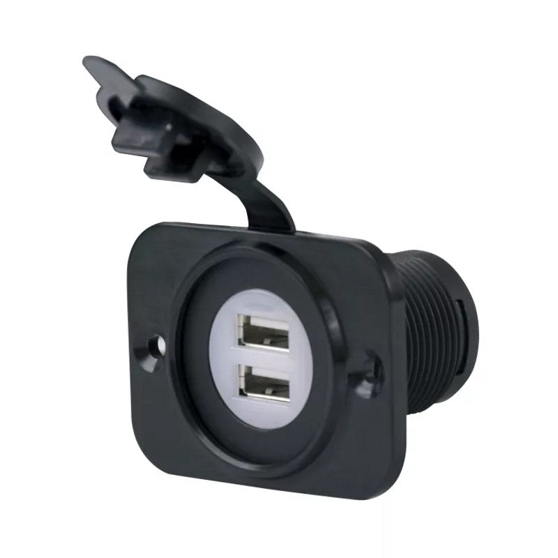 Marinco 12-24V Dual USB Receptacle