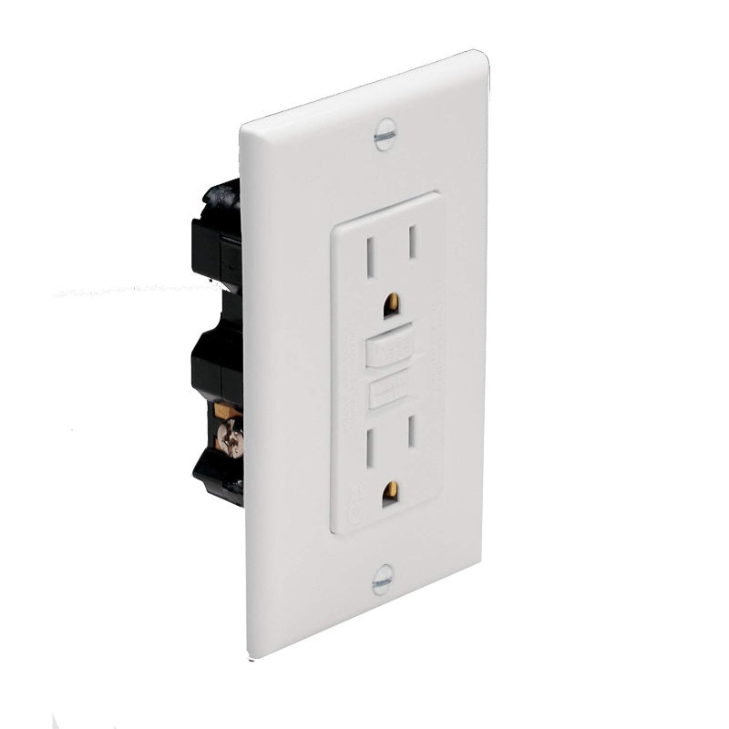 Marinco 1591-FI White Marine Electrical Duplex GFCI Receptacle