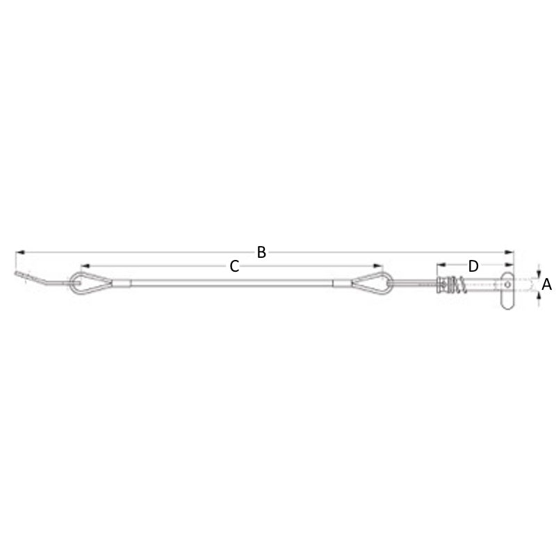 Sea-Dog Toggle Pin & Lanyard- Straight