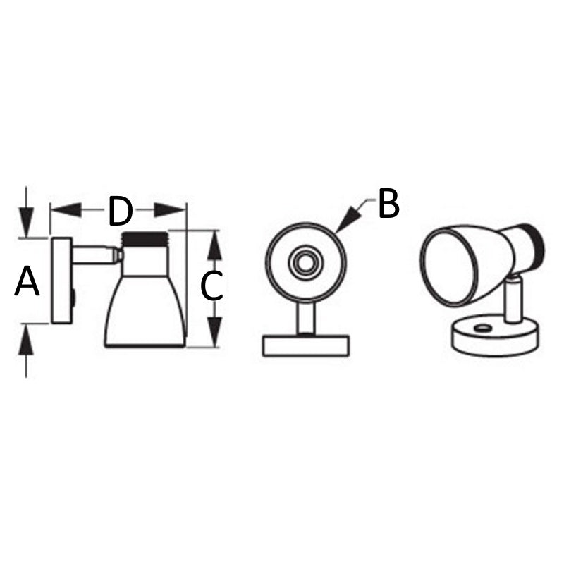 Sea-Dog LED Cabin/Reading Light with Touch Dimmer