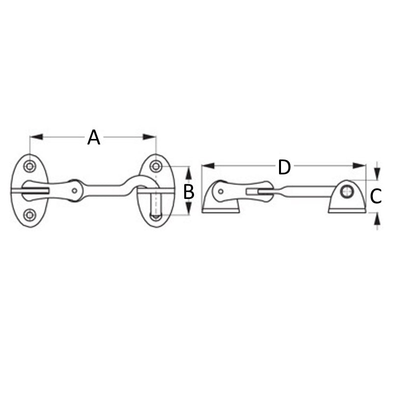 Sea-Dog Door Hook with Swivel