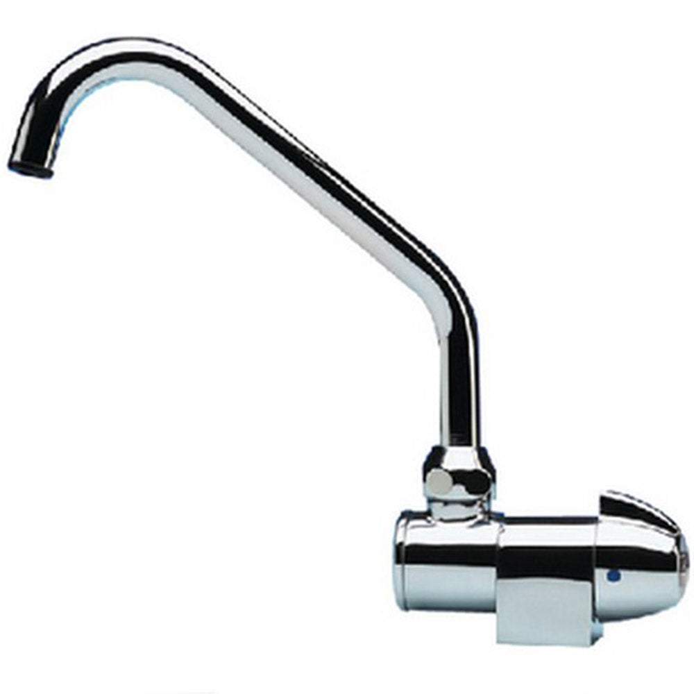 Whale Cold-Water Galley Faucet, Fold down Compact, Chrome-Plated Brass