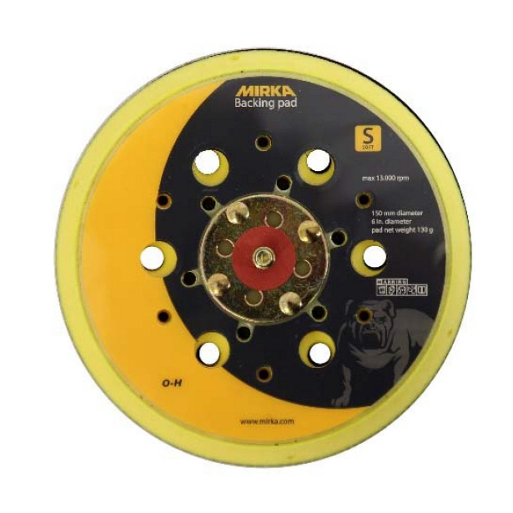 Mirka Multi-Hole Grip-Faced Soft Backing Pad