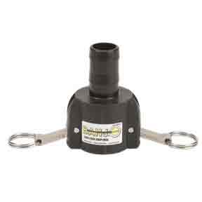 Banjo 1" Female Camlock x Hose Shank Poly Cam Lever Coupling