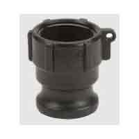 Banjo 1-1/2" Male Adapter and 1-1/2" Female Thread Poly Cam Lever Coupling