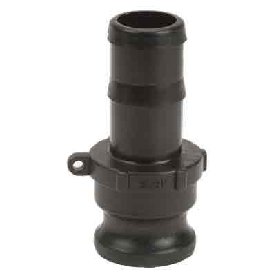 Banjo 1-1/2" Male Adapter and 1-1/2" Hose Shank Poly Cam Lever Coupling