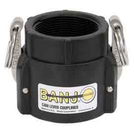 Banjo 2" Female Coupler and 2" Female Thread Poly Cam Lever Coupling
