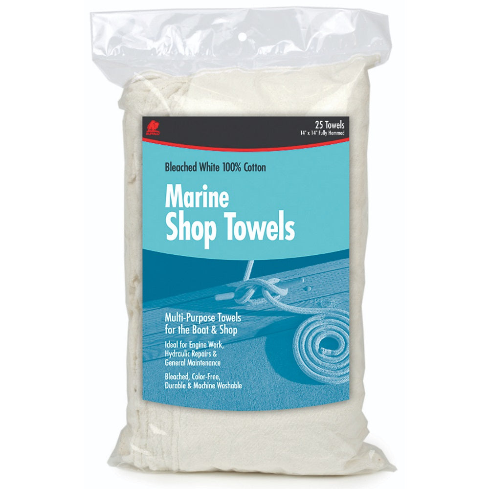 Buffalo Marine White Towels