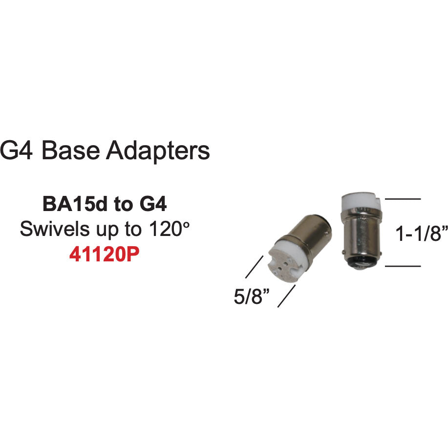 Scandvik LED Bulb G4 Base Adapters
