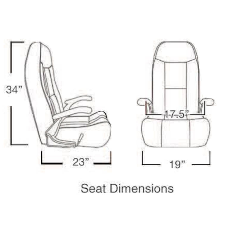 Springfield Black Norwegian Helm Seat