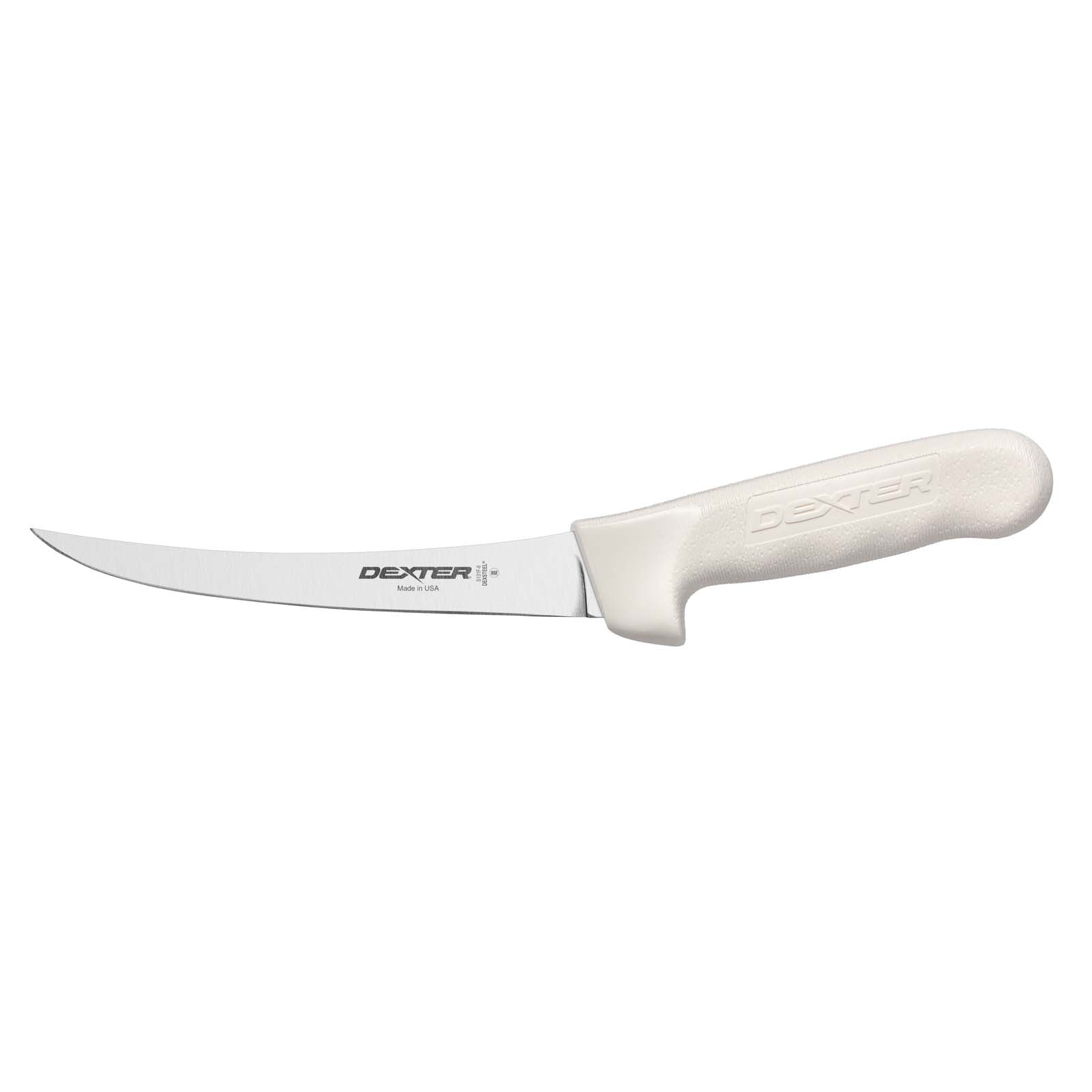 Dexter / Russell S131F-6PCP Sani-Safe Boning Knife, 6", flexible, curved